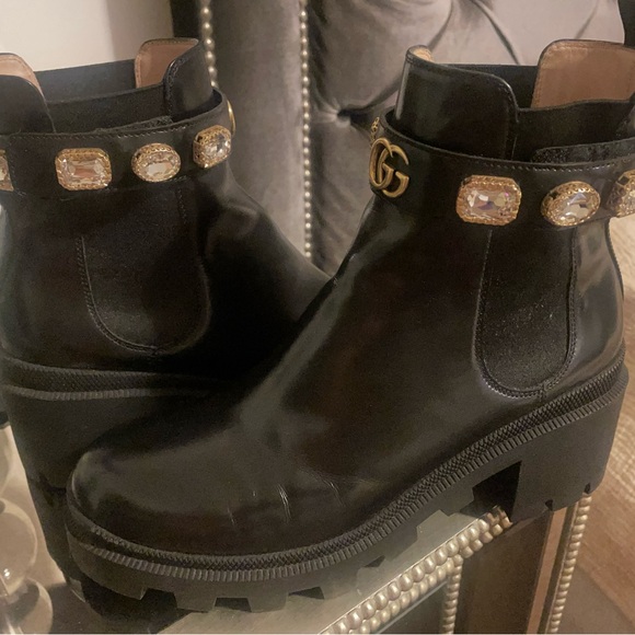 Gucci Trip Bootie with Jewels - Picture 11 of 11